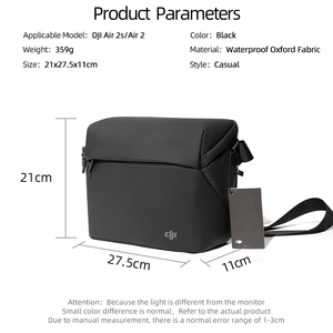Vente en gros - Nouveauté en stock - Sac d'origine JHDDJI Mavic Air 2 2S - Article 100% authentique - Sac étanche - Sac à bandoulière - Étui de rangement - Product Image 6