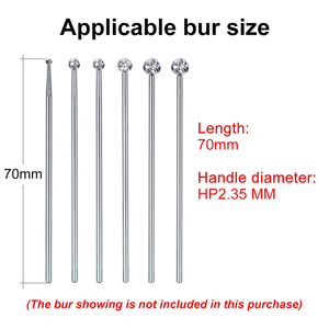 Piezas de mano dentales para implantes: Micromotor recto de velocidad multiplicadora 1:2, Contra-ángulo y Pieza de mano quirúrgica recta de baja velocidad - Product Image 6