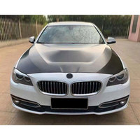 Radiateur de capot en carbone style GTS pour BMW Série 5 F10 F18, capot moteur, carrosserie, pièces automobiles modifiées