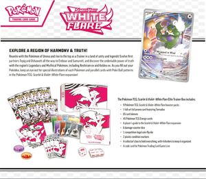 Vente en gros de cartes à collectionner Pokémon TCG Scarlet & Violet 10.5 White Flare Elite Trainer Box, boîte cadeau de cartes à collectionner, jeu de cartes - Product Image 2
