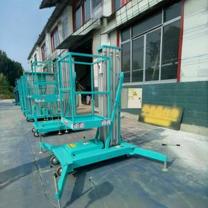 แท่นยกสไลด์8ม. 10ม. 12ม. แพลตฟอร์มอลูมิเนียมอัลลอยเสาเดียวแพลตฟอร์มการทำงานทางอากาศ - Product Image 6