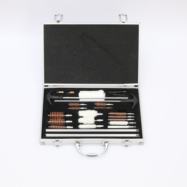 Universal Gun Cleaning Tools Kit with Aluminum Carry Case