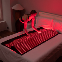 Sac de couchage à lumière rouge infrarouge pour tout le corps, 660 nm 850 nm 2520 LED 270 W, grande taille, 5 modes, intensité réglable, utilisation domestique, soulagement de la douleur