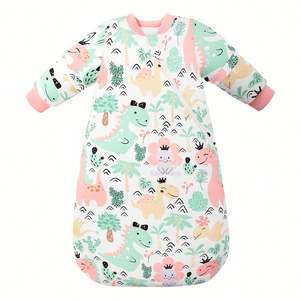 Saco de Dormir Grueso de Algodón para Invierno, Pijama de Manga Larga para Niños y Niñas de 6 a 24 Meses - Product Image 5
