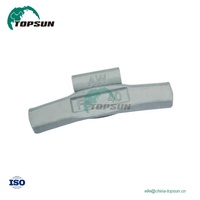 Poids d'équilibrage de roue en fer à Clip TS-Z002 Zinc 5g ~ 60g taille