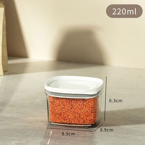 Boîtes de conservation en plastique scellées pour la cuisine, résistantes à l'humidité, adaptées aux aliments, pour céréales, légumineuses, organisateur de garde-manger - Product Image 3