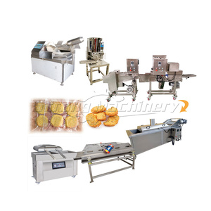 Línea de máquina de nuggets de pollo empanadas de hamburguesa de cerdo de pollo automático industrial - Product Image 1