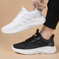 Chaussures de course légères en maille respirante, baskets de sport décontractées à semelle souple, unisexe, pour le jogging, baskets tendance pour couple
