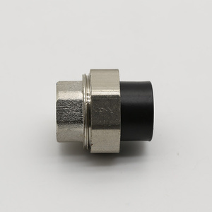 HDPE nóng chảy nhựa 25mm * 1/2 thẳng nữ chủ đề Công Đoàn đánh bóng sắt nhỏ giọt hệ thống thủy lợi ổ cắm loại phụ kiện đường ống - Product Image 3