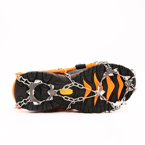 Crampons antidérapants en acier à 19 points, directement de l'usine - Grips de neige en TPE pour la randonnée/la montagne avec système de verrouillage rapide - Product Image 3
