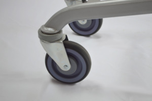 Carro de malla metálico con ventilador, capacidad de carga de 80 kg, precio de fábrica, oferta, alta capacidad, resistente, protección contra la corrosión, cromado, duradero - Product Image 5