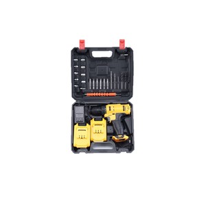 Perceuse multifonctionnelle AC 220V à vitesse variable, rechargeable au lithium-ion, à percussion, avec poignée pistolet, facile à transporter, 2 pièces - Product Image 3