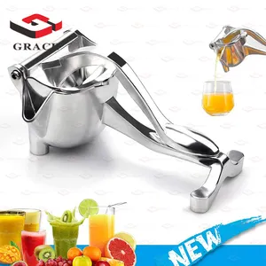 Manuelle Saft presse Aluminium legierung Hand drucks aft presse Granatapfel Orange Zitrone Zuckerrohr saft Küche Obst Werkzeug