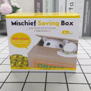 Caja de ahorro de dinero eléctrica Kitty Cat de dibujos animados personalizada Linda alcancía para niños - Product Image 3