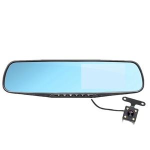 Caméra de tableau de bord pour rétroviseur de voiture, 3,5 pouces HD, vision nocturne, enregistrement en boucle, moniteur de stationnement, vidéo avant et arrière, 12V, carte TF - Product Image 2