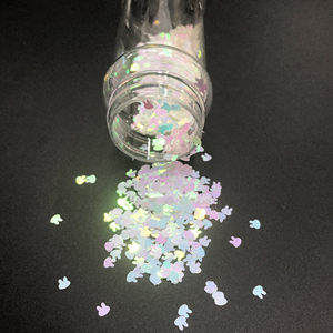 Bán Buôn Polyester Màu Xanh Lá Cây Lá Mảnh Hình Dạng Tùy Chỉnh Long Lanh Cho Giáng Sinh Nhựa Thủ Công Mỹ Nghệ - Product Image 5