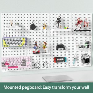 Estante <span class=keywords><strong>de</strong></span> Exhibición <span class=keywords><strong>de</strong></span> Pared sin Perforaciones para Sala <span class=keywords><strong>de</strong></span> Estar, Organizador <span class=keywords><strong>de</strong></span> Almacenamiento Montado en la Pared, Accesorios para Decoración <span class=keywords><strong>de</strong></span> Pared del Hogar - Product Image 2