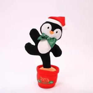 2025 árbol de Navidad alce ciervo repetición baile cantando juguetes de peluche niños regalo de Navidad hombre de jengibre grabación muñecas eléctricas - Product Image 6