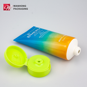 Limpiador <span class=keywords><strong>Facial</strong></span> y Mascarilla <span class=keywords><strong>Facial</strong></span> de Plástico de Lujo, 80 ml, Cuidado de la Piel Cosmético, Reparación Post-Solar, Envase en Tubo con Degradado de Color - Product Image 2