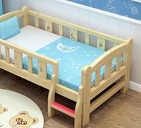 AILICHEN Lit simple pour enfants avec garde-corps garçon et fille lit simple princesse