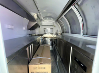 MAICHE Remorque alimentaire mobile personnalisée en fibre de verre, camion à crêpes et tacos, chariot à boissons et jus, bar à glaces multifonctionnel galvanisé