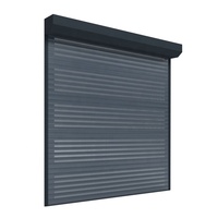 Volets roulants électriques en acier pour fenêtres et portes avec télécommande, porte de garage en acier galvanisé