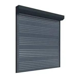 Kit de puerta de persiana enrollable de aluminio para garaje, persiana enrollable para puerta y ventana, precio más barato