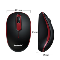 Souris d'ordinateur sans fil USB optique mini 2.4G, design ergonomique, compatible avec plusieurs appareils, en stock