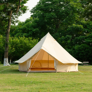 Tente cloche en toile personnalisable, tente yourte de luxe pour le glamping, couleur et logo personnalisés pour une expérience de camping de marque - Product Image 6
