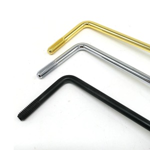 Brazo de Trémolo para <span class=keywords><strong>Squier</strong></span>, Barra Whammy para Guitarra Eléctrica, Accesorios Cromados, Negros, Blancos, Manivela, Rosca de 6mm, Metal - Product Image 2