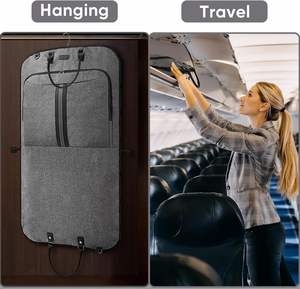 Échantillon gratuit, fabricant chinois, sacs à usage spécial, prix bas, sacs de transport personnalisés imprimés, housse de costume non tissée, sac de vêtement - Product Image 3