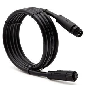 2pin 3pin 4pin 5pin 6pin 8pin Led Strip Waterproof Extension Cable Wire with Male and Female Connector at Both Ends