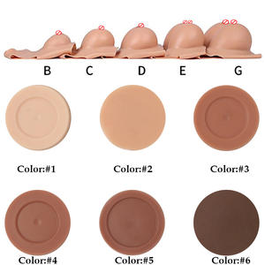 A la venta enormes pechos falsos para transexuales Cosplay realista pechos falsos rellenos de silicona formas de pecho transgénero para hombre a mujer - Product Image 5