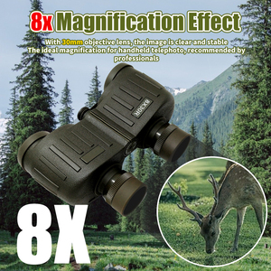 Binoculares SECOZOOM 8X30R con Objetivo de 50 mm, Retícula, Lentes BAK4 con Revestimiento FMC, Carcasa Resistente de PU para Observación de Aves y Senderismo - Product Image 5