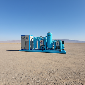 CHENRUI Installation de production d'azote liquide à processus cryogénique contrôlée par PLC, haute pureté 99,9%-99,999%, pour la production d'azote / Séparation de l'air - Product Image 1