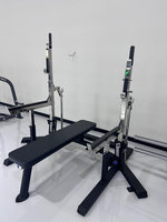 Banc de musculation professionnel multifonctionnel réglable pour l'entraînement de la force des pectoraux et des épaules – Idéal pour la compétition