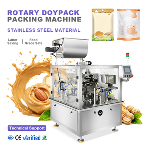 Multifunction 6/8 Station Rotary Doypack Packaging Machine Peanut Butter, Mayonnaise, Ketchup Packaging Machine - Product Image 1