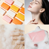 Sabun Pembersih 3 in 1 Kunyit Kojic Pepaya Niacinamide untuk Rambut, Wajah, dan Tubuh, 5 Jenis, Membersihkan dengan Lembut, Memberikan Kulit Bercahaya