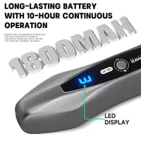Dissolvant de colle OCA électrique Luowei GR-01 avec batterie grande capacité 1800 mAh pour le nettoyage et l'élimination de la colle des écrans LCD de téléphones portables
