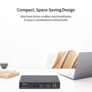 Hioso HA7302CST อุปกรณ์ OLT สำหรับใช้งานภายในอาคาร รองรับ Epon/Gepon พร้อมพอร์ต SFP 2 พอร์ต และพอร์ต Ethernet RJ45 1000M จำนวน 2 พอร์ต คุณภาพสูง มินิ ONU ไฟเบอร์ออปติก รองรับ PON ได้ 128 พอร์ต - Product Image 3