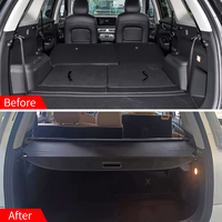 Cache-coffre rétractable pour DFSK E5 7 places, accessoires intérieurs en cuir pour auto