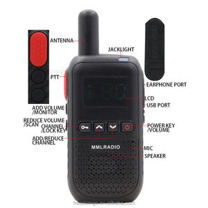 JJCC JC-737 Handheld Wireless Two Way for Walkie-talkie 0-5km Range UHF 2W IP51 Water Resistant Large Capacity <b>Battery</b> - Product Image 4