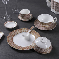 Chine Service de vaisselle Assiette en porcelaine Fournisseurs de vaisselle Bol et assiette Vente en gros Ensemble de table d'hôtel personnalisé