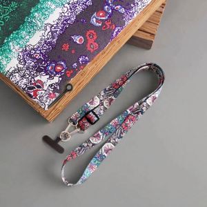 Wholesale <b>Polyester</b> Retro Style Adjustable <b>Lanyard</b> With Hanging Chain Pattern Crossbody Phone Strap - Product Image 6
