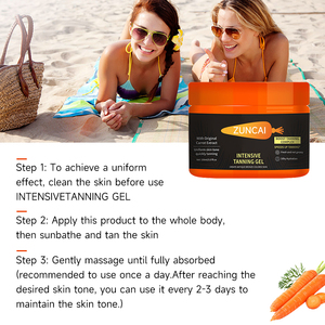 Etiqueta privada 150ml Gel de bronceado suave orgánico extremo loción de bronceado cuerpo Mineral jalea crema aceite loción varita para bronceado <span class=keywords><strong>Solarium</strong></span> - Product Image 4