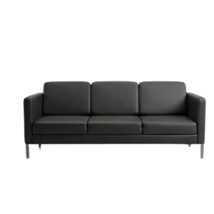 New Arrival Modern <b>Office</b> <b>Sofa</b> Synthetic Leather Metal Leg Waiting Lounge 3 Seater Couch Reception Seating For <b>Office</b> Hotel Use - Product Image 1