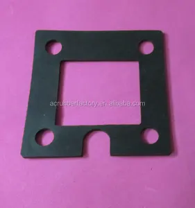 battery gasket fixed silicone pad with feet food grade flat silicone gasket Oilproof Rubber Seal Gasket