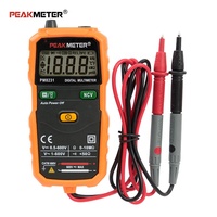 Multimeter Digital Otomotif Pintar Peakmeter PM8231 Berkualitas Tinggi Harga Terjangkau 2-600V AC/DC Otomatis Portabel 1