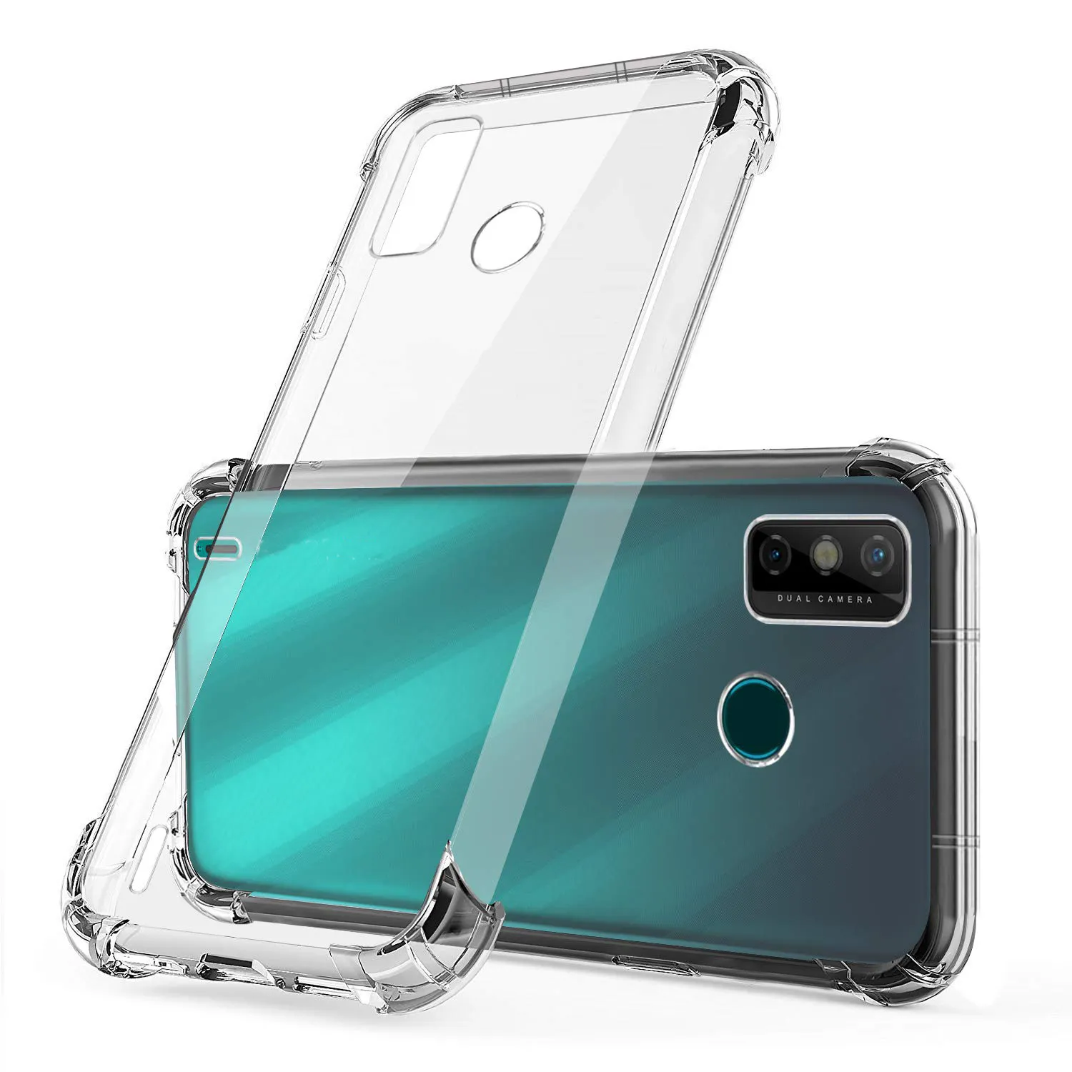 Capa transparente transparente transparente de proteção TPU Crystal Case para Itel Vision 2/S16 PRO A25 S16 A33 S13 S15 A55 P33 Silicone