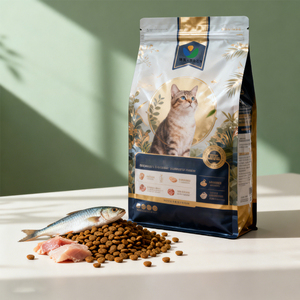 OEM ODM Customized Shapes Grain Free Factory Direct Sales Various Flavors Adult Cat Salmon Flavor Cat Food Cat Food Wholesale